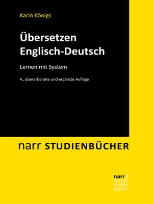 cover image of Übersetzen Englisch-Deutsch